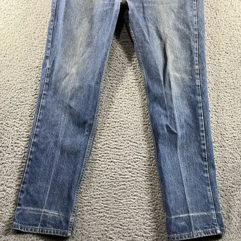 VINTAGE LEVIS 505 ORANGE TAB JEANS MENS 38x32 ACTUAL 36x32 USA MADE 90s STRAIGHT - Picture 12 of 16